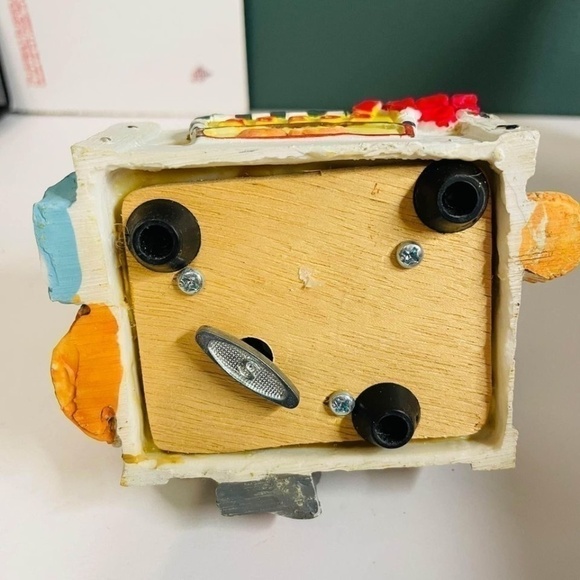 Music Box Rabbits Seeds Stand **VINTAGE** - Picture 6 of 6